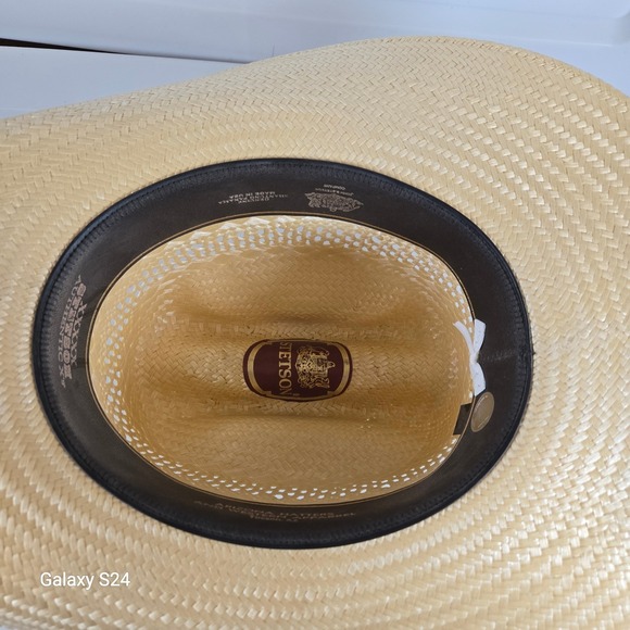 Stetson Authentic‎ X\'s Straw Cowboy Hat Western Rancher Outdoor